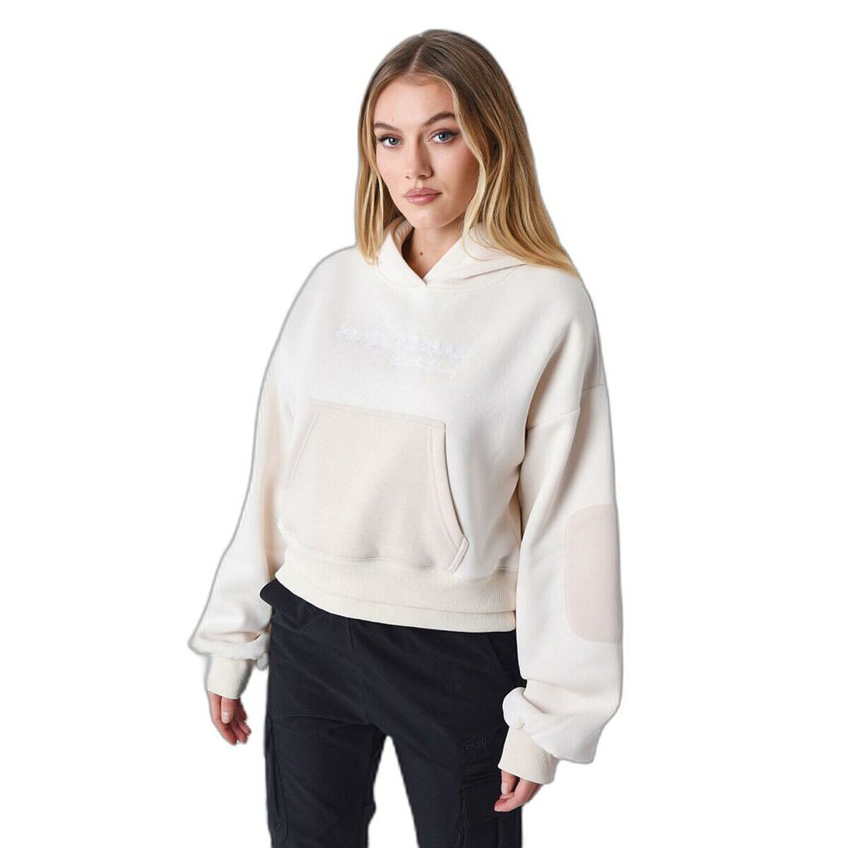 Project X Paris Damen Hoodie F242034 CCIV in Beige