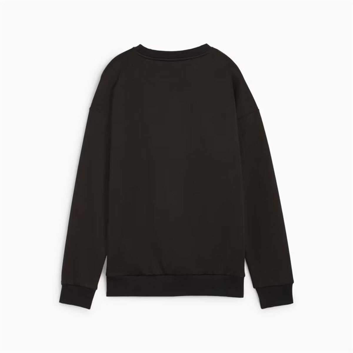 Puma Damen Sweatshirt Essentials+ Relaxed Small Logo Crew in Schwarz-2