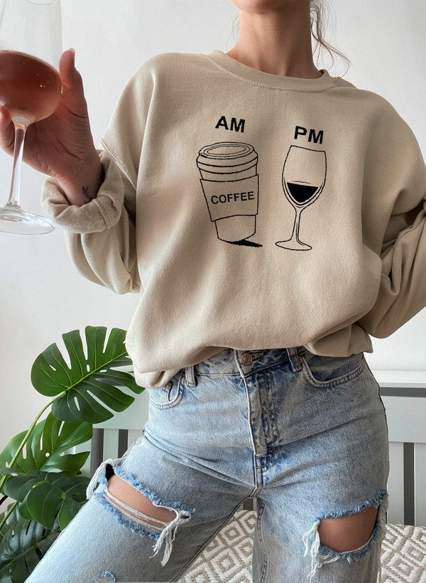 Coffee & Wine Sweatshirts-1