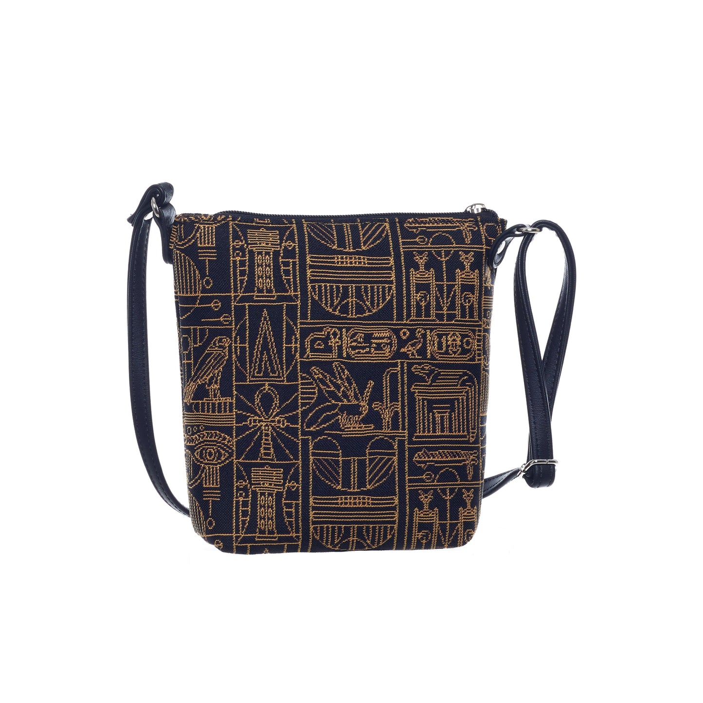 Signare Tapestry Sling Bag „Egyptian Hieroglyphs“-0