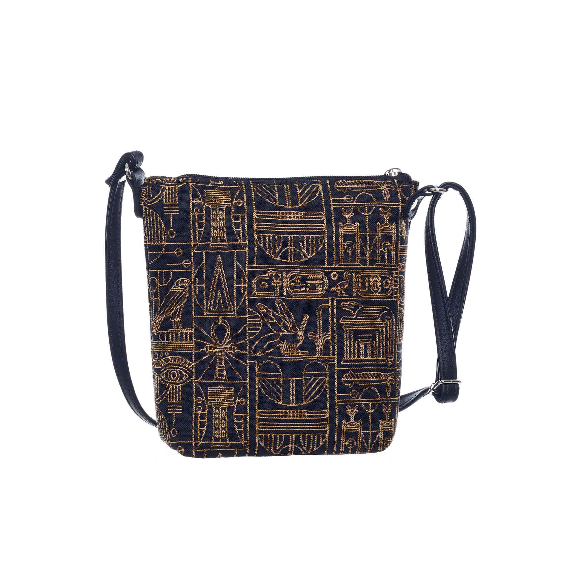 Signare Tapestry Sling Bag „Egyptian Hieroglyphs“-0