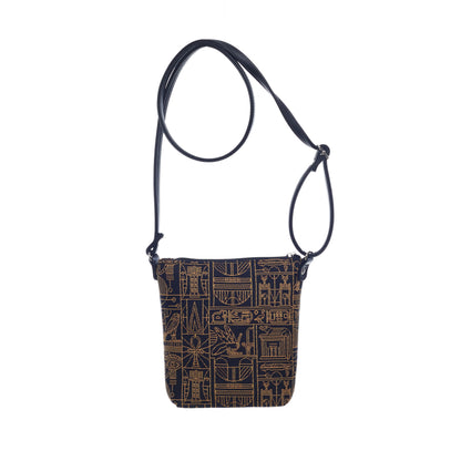 Signare Tapestry Sling Bag „Egyptian Hieroglyphs“-1