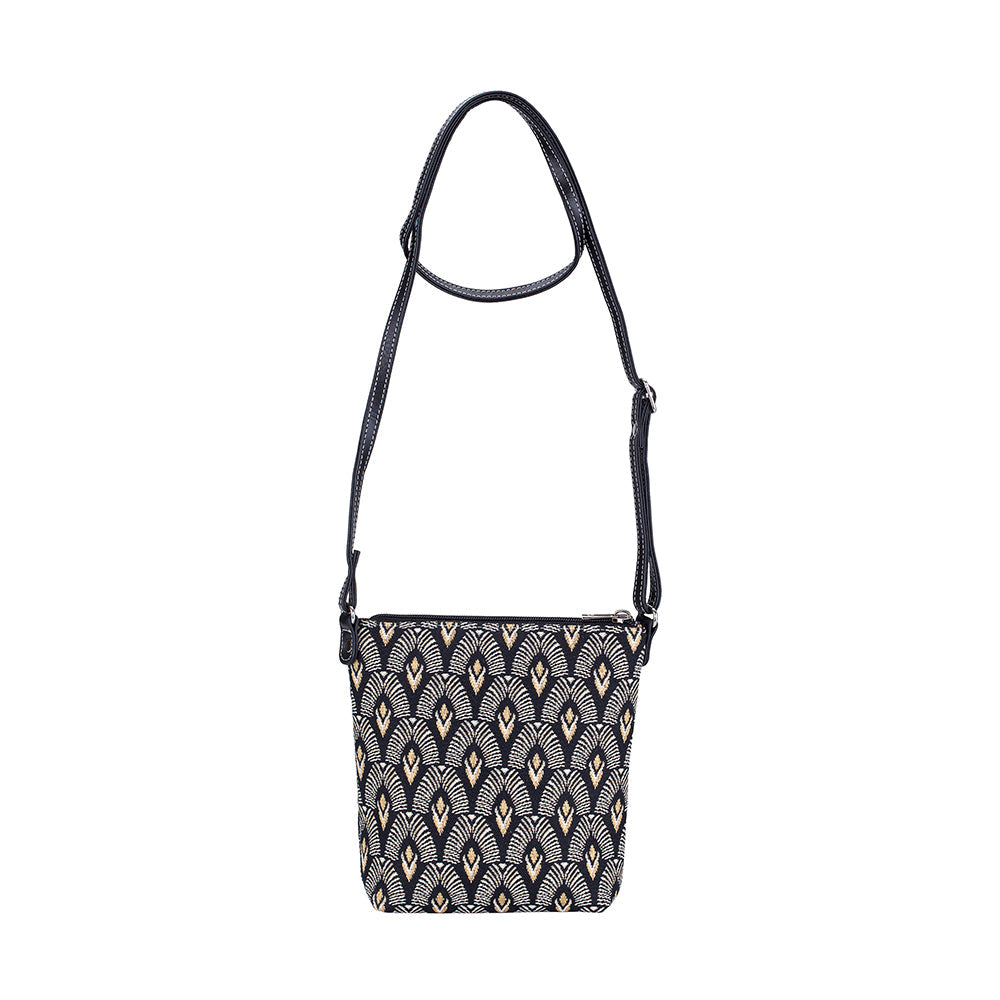 Signare Tapestry Sling Bag „Luxor Art Deco“