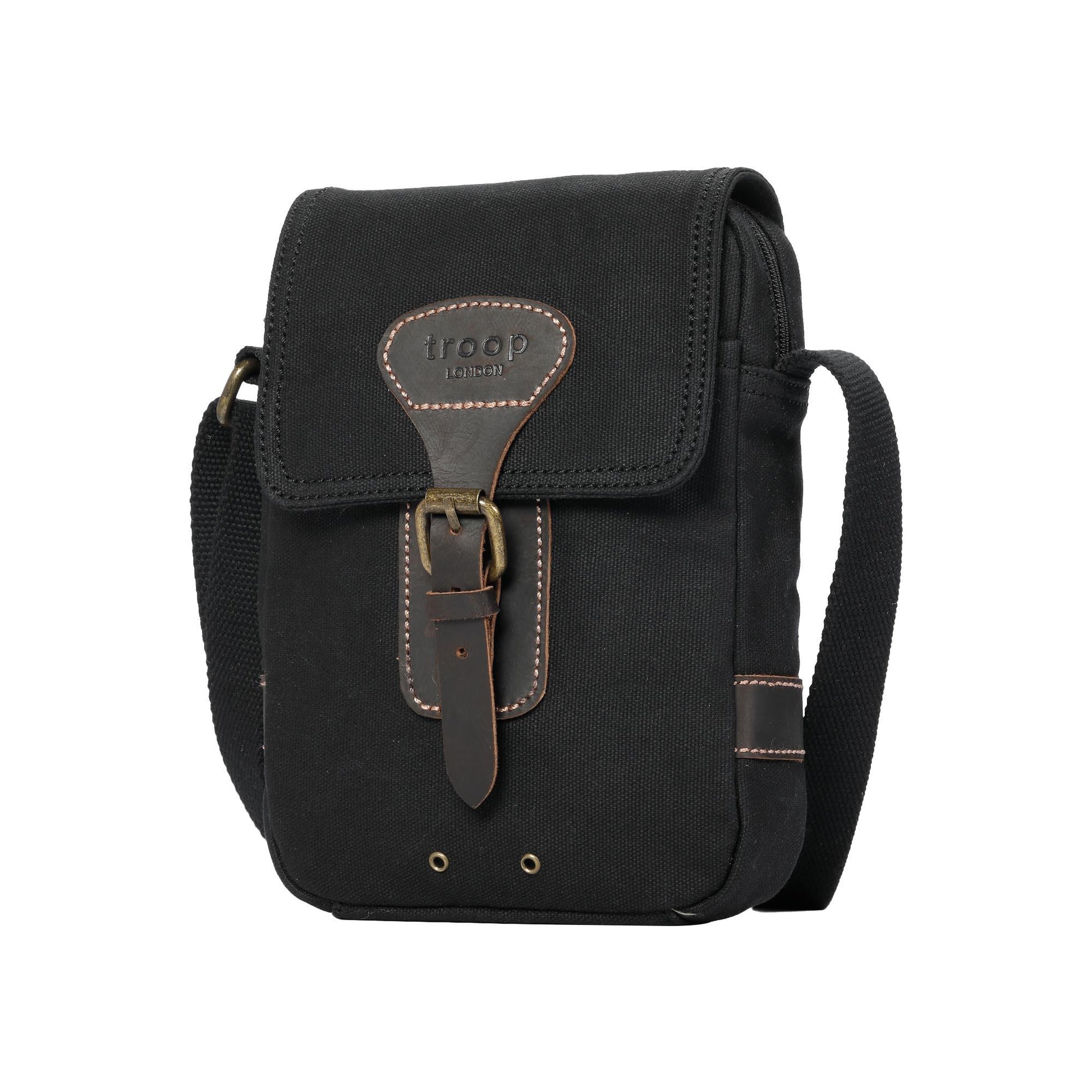 Troop London Heritage Canvas Across Body Bag-1