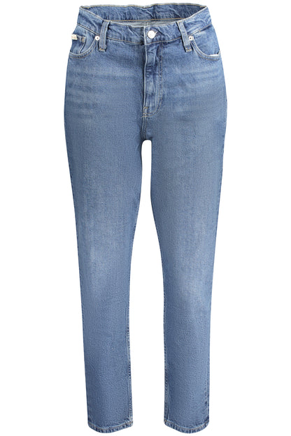 Calvin Klein Damen Mom Jeans in Blau