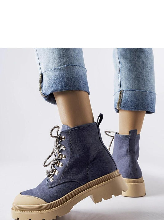 Alicudi Damen Denim Trapper Boots-1