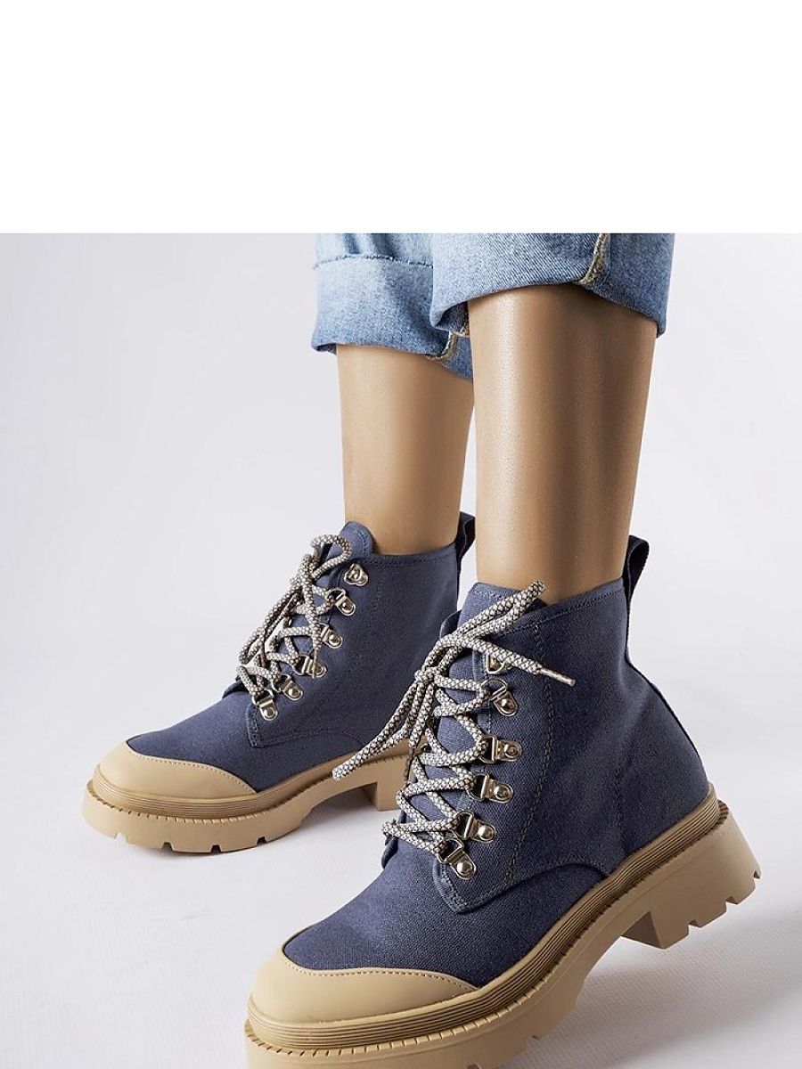 Alicudi Damen Denim Trapper Boots-2