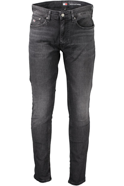TOMMY HILFIGER MEN'S BLACK DENIM JEANS-0