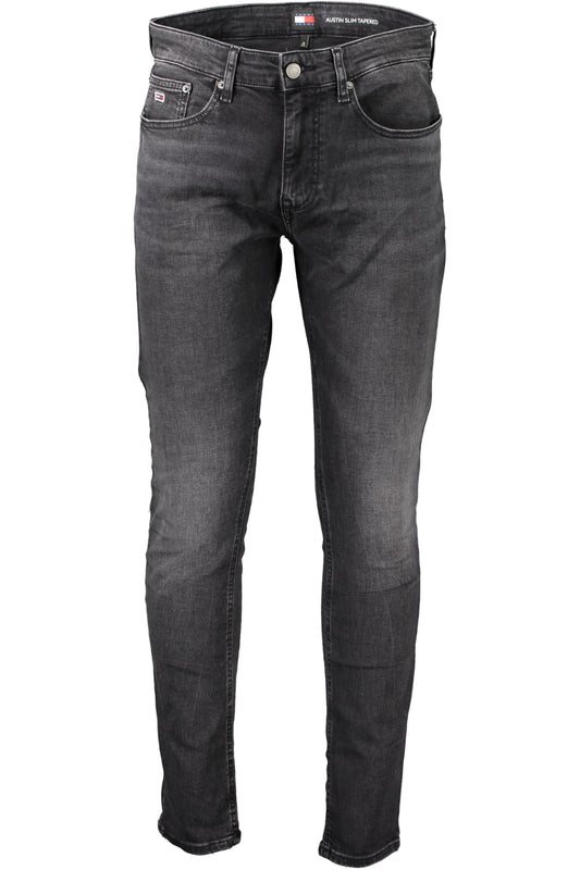 TOMMY HILFIGER MEN'S BLACK DENIM JEANS-0