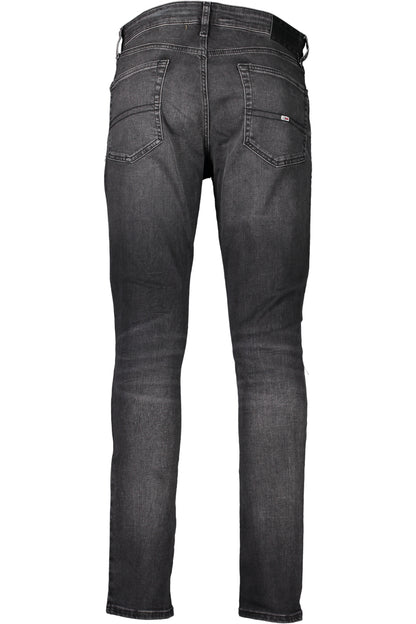 TOMMY HILFIGER MEN'S BLACK DENIM JEANS-1